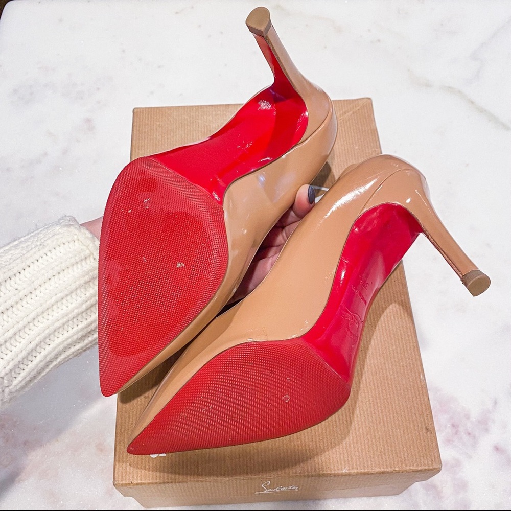 Christian Louboutin Pigalle Patent Calf 100mm 37.5